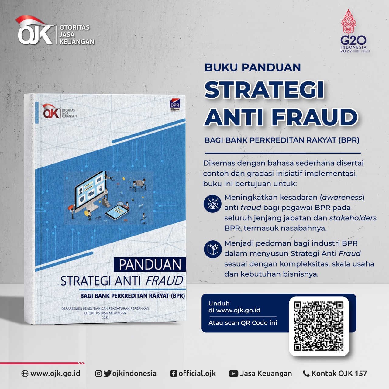 Telah Terbit Buku Panduan Strategi Anti Fraud bagi Industri Bank Perkreditan Rakyat (BPR)