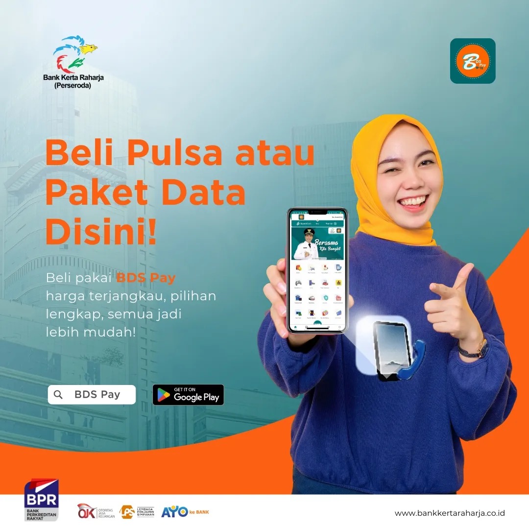 Habis pulsa atau paket data BDS Pay solusi semua pembayaran transaksi secara online