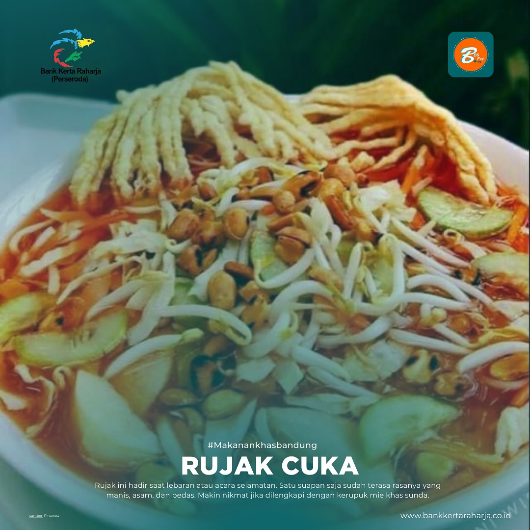 Rujak Cuka Makanan Khas Bandung
