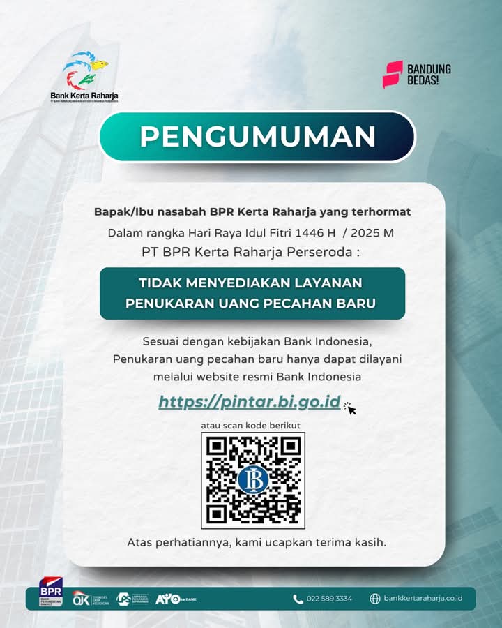 Tidak Menerima Layanan Penukaran Uang Pecahan Baru