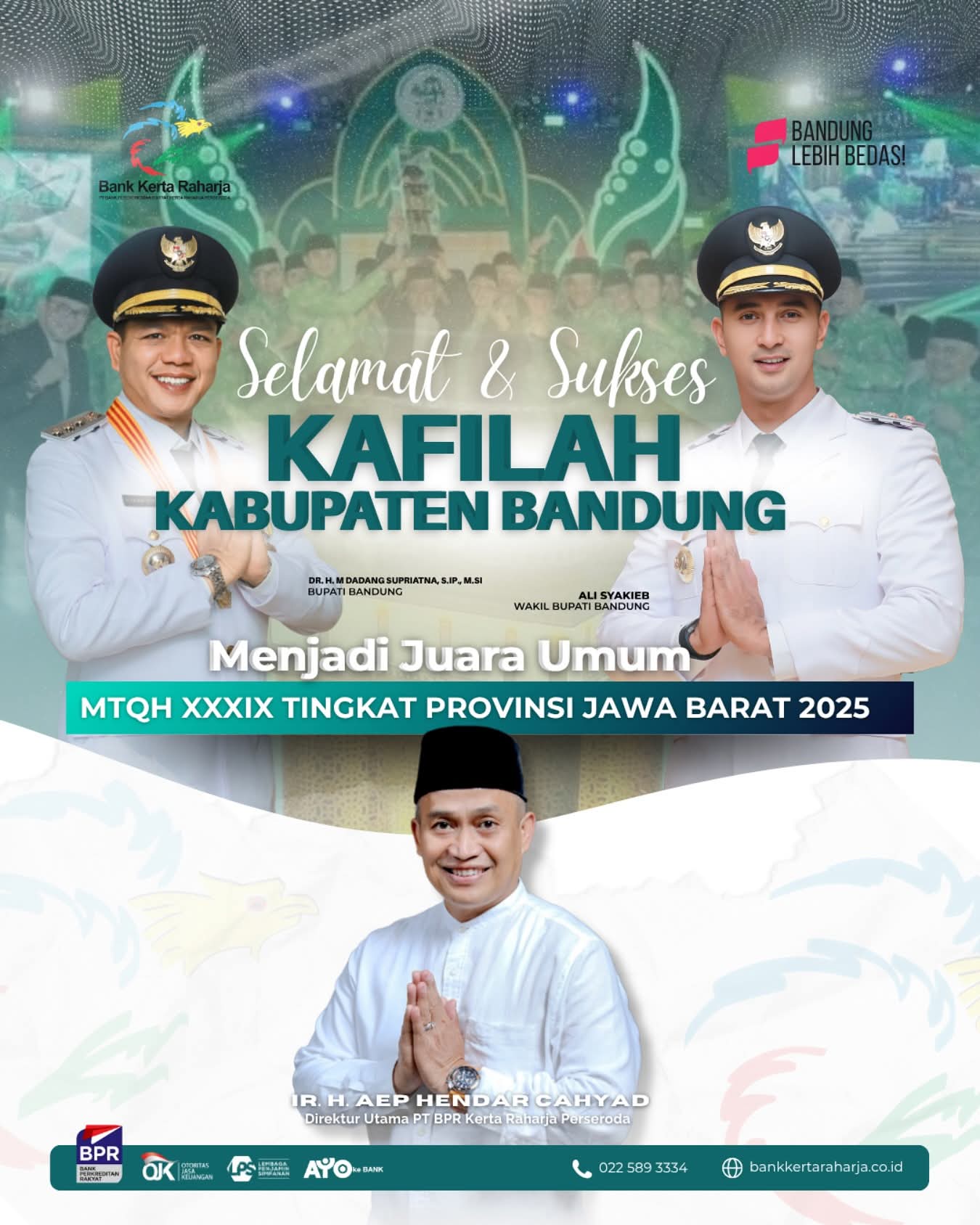 Selamat dan Sukses Kafilah Kabupaten Bandung