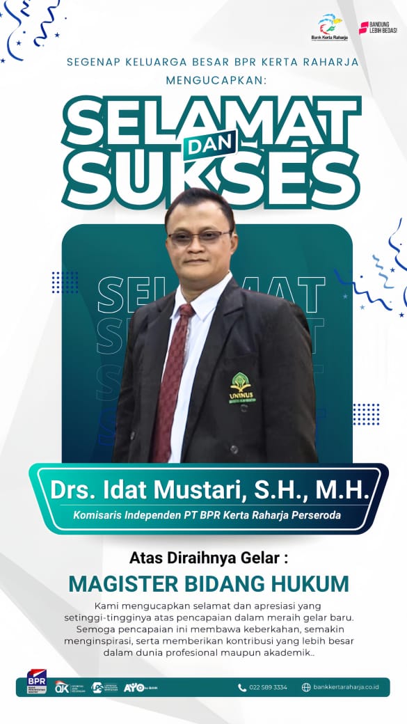 Selamat dan Sukses atas Diraihnya Gelar Magister Bidang Hukum