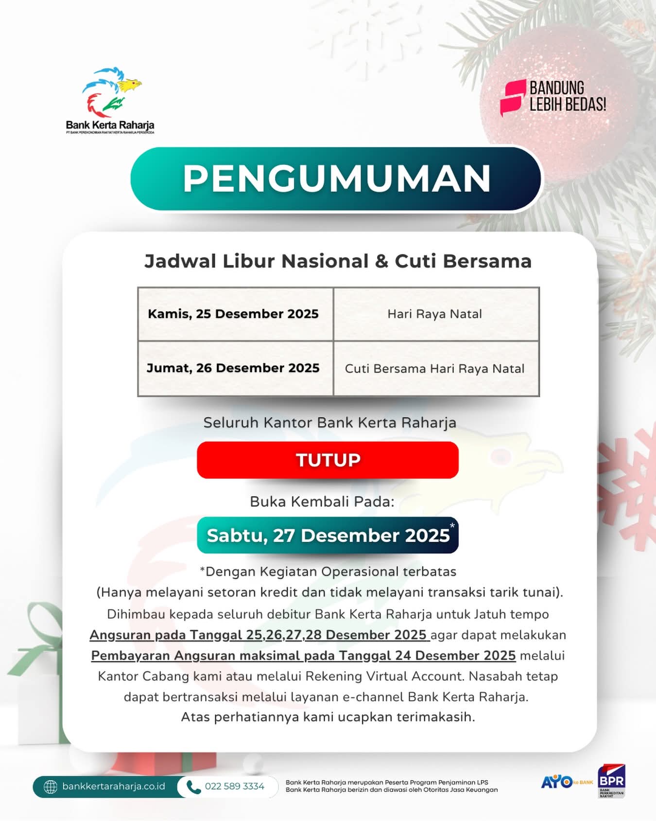 PENGUMUMAN