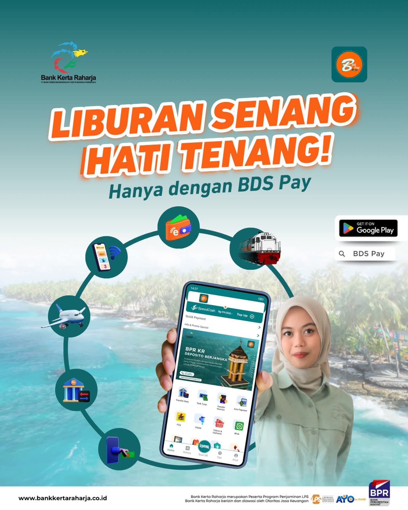 Liburan senang, hati pun tetap tenang!