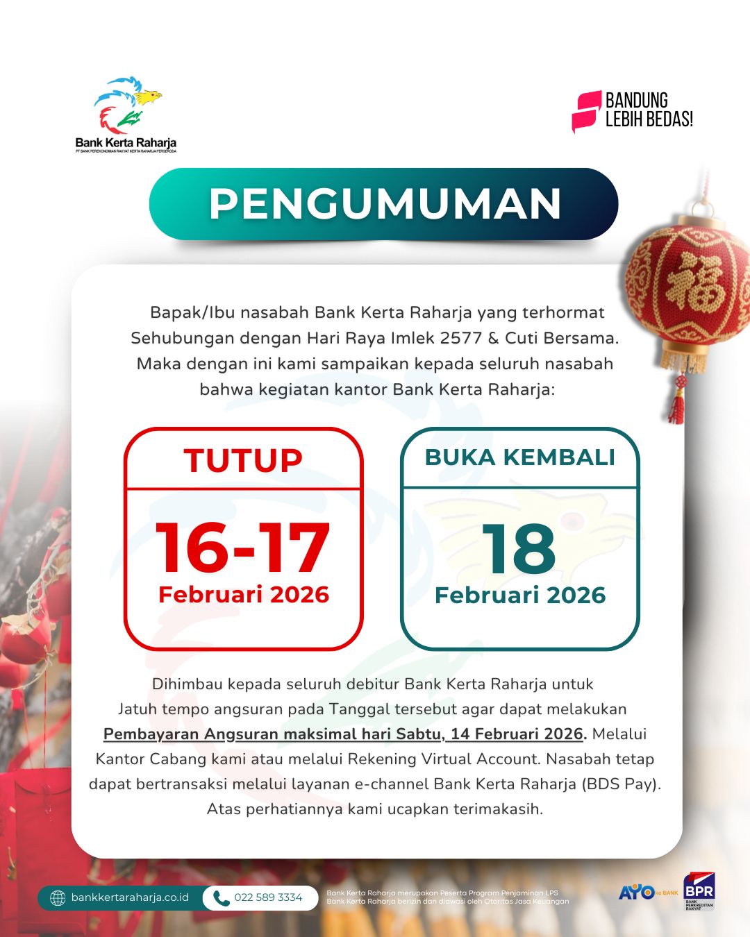 Pengumuman Libur