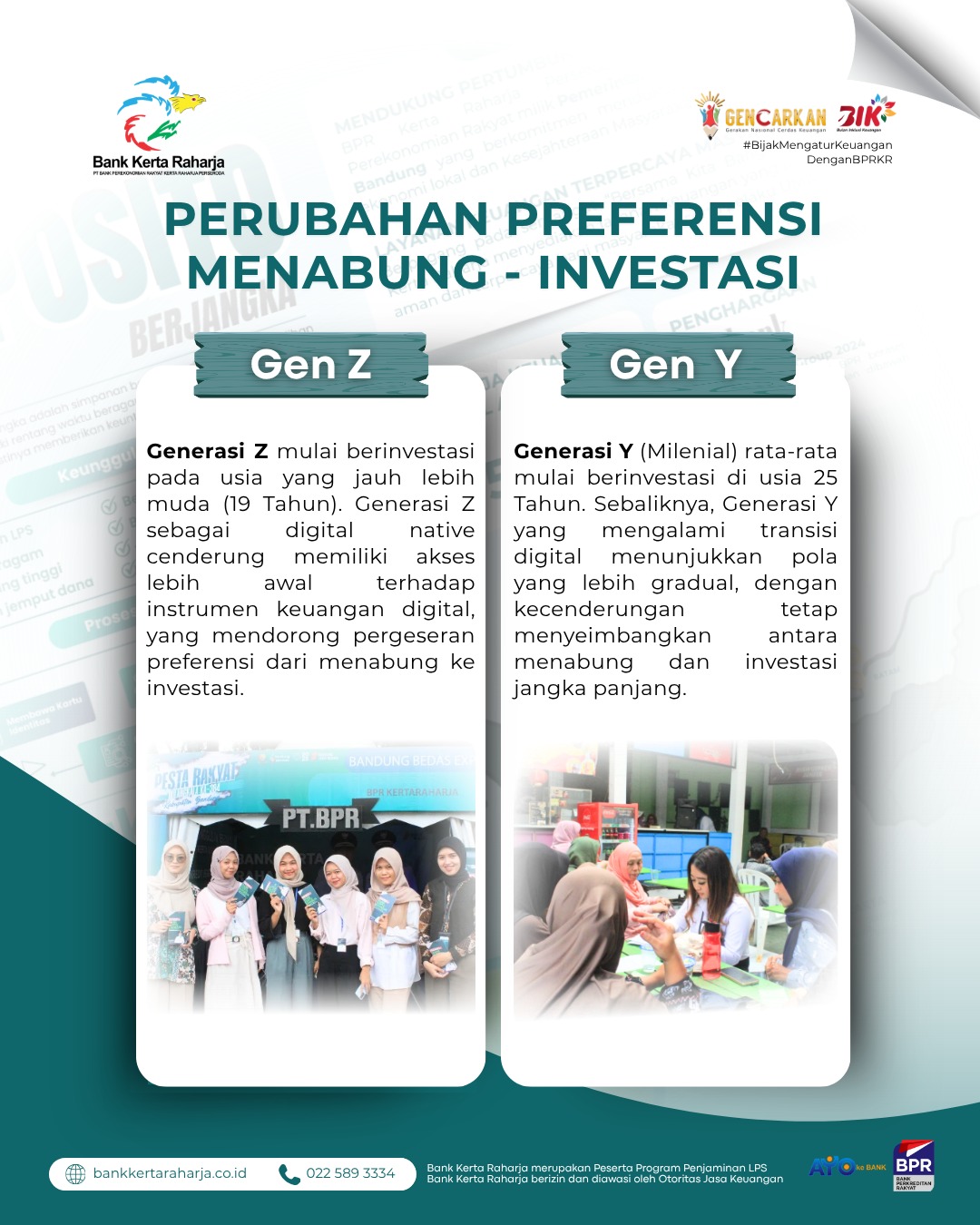Gen Z rata-rata mulai investasi di usia lebih muda karena akses informasi dan platform digital yang semakin mudah