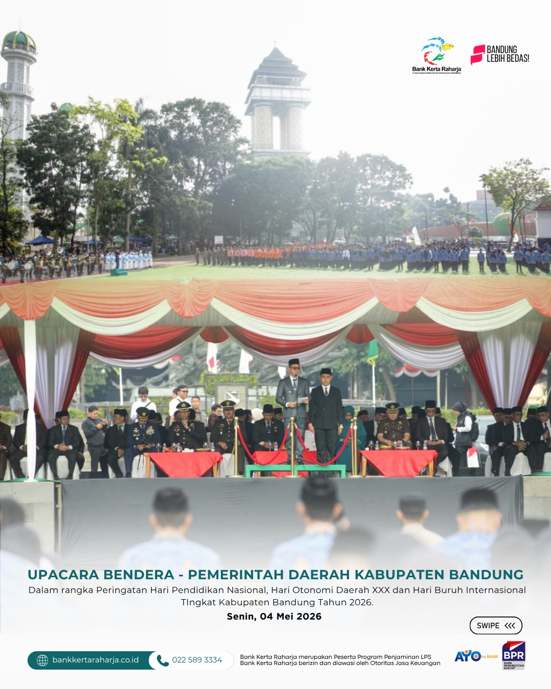 Upacara Bendera Pemerintah Daerah Kabupaten Bandung