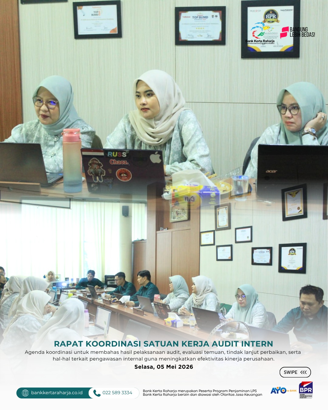 Rapat Koordinasi Satuan Kerja Audit Intern