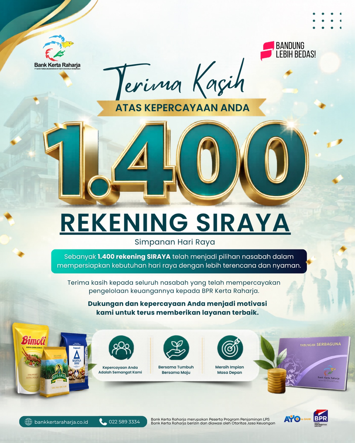 Terima Kasih atas Kepercayaan Anda